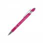 Preview: 10x Touchpen Kugelschreiber mit Gravur / aus Metall / Soft-Touch / Farbe: pink