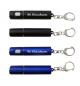 Preview: 2x Taschenlampe mit Namensgravur - aus Metall - Farbe: je 1x blau + schwarz