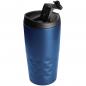 Preview: Doppelwandiger Trinkbecher mit Gravur / aus Edelstahl / 0,3l / Farbe: blau