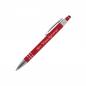 Preview: Touchpen Kugelschreiber mit Gravur / aus Metall / mit Soft-Touch / Farbe: rot