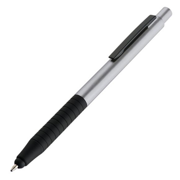 10 Touchpen Kugelschreiber mit Namensgravur - Farbe: silber