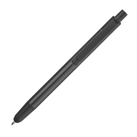 10x Touchpen Kugelschreiber mit Namensgravur - aus Metall - Farbe: anthrazit