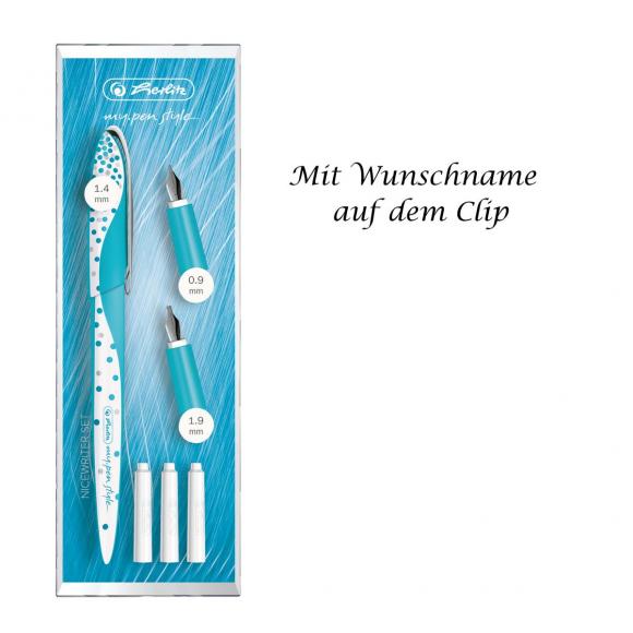 Herlitz Kalligrafie-Set My.Pen mit Gravur / Füllhalter / "Frozen Glam"