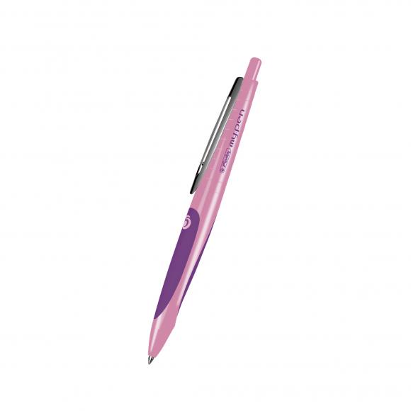 Herlitz Kugelschreiber my.pen mit Gravur / Farbe: rosa/lila