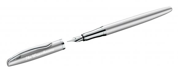 Pelikan Füllhalter Jazz® P36 Noble Elegance mit Namensgravur - Farbe: silber