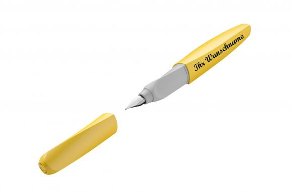 Pelikan Füllhalter mit Namensgravur - Füller - "Twist Bright Sunshine P457 M"