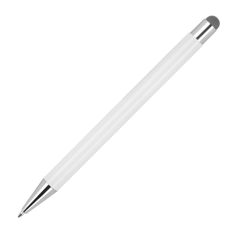 10 Touchpen Kugelschreiber mit Gravur / aus Metall / Stylusfarbe: anthrazit