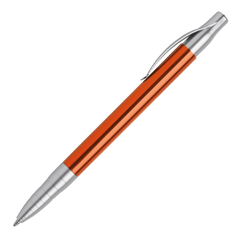 10x Kugelschreiber mit Gravur / aus Metall / Farbe: orange