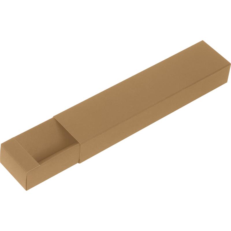 10x Kugelschreiberetui / aus Pappe / für je 1 Schreibgerät / Farbe: beige