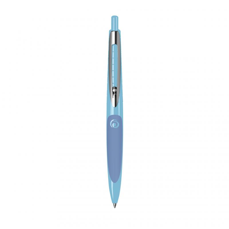 Herlitz Kugelschreiber my.pen mit Gravur / Farbe: hellblau/dunkelblau