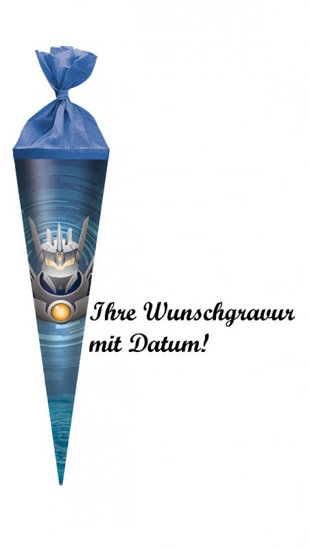 Herlitz Schultüte mit Namensgravur - Zuckertüte - 35cm - rund - "Robots"