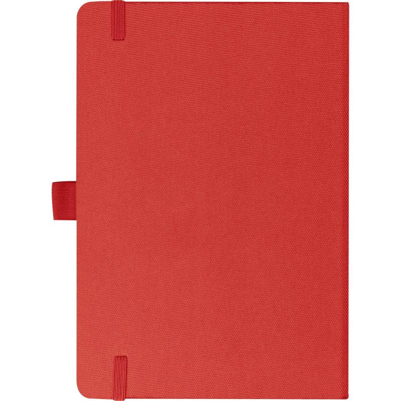 Notizbuch mit Gravur / Cover aus Bambus / DIN A5 / 192 Seiten / Farbe: rot