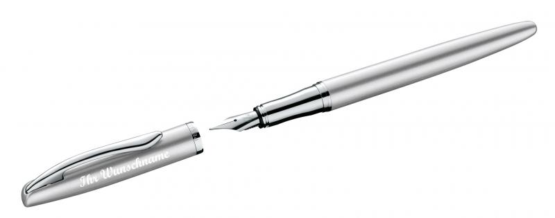 Pelikan Füllhalter Jazz® P36 Noble Elegance mit Namensgravur - Farbe: silber