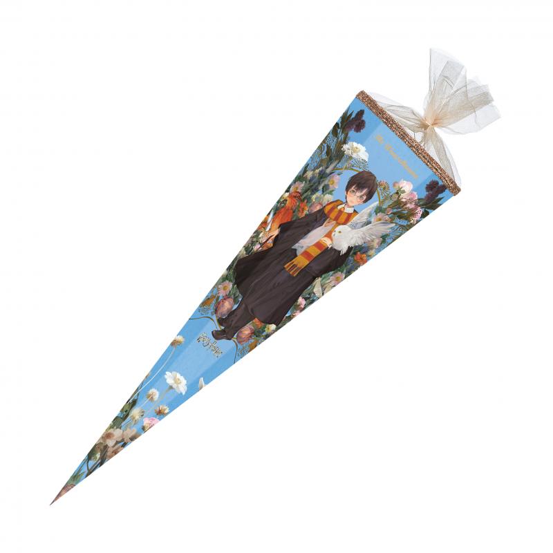 Schultüte mit Namensgravur - Zuckertüte - 85cm / eckig - Harry Potter - Fantasy