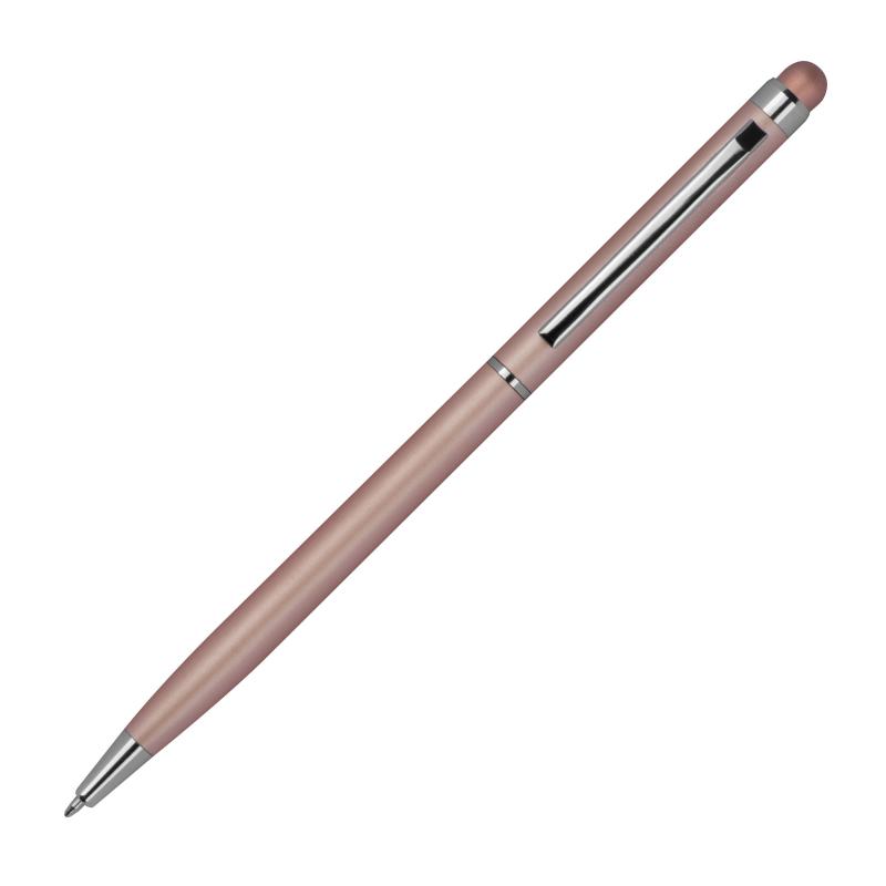 Touchpen Kugelschreiber mit Gravur / schlankes design / Farbe: rosegold